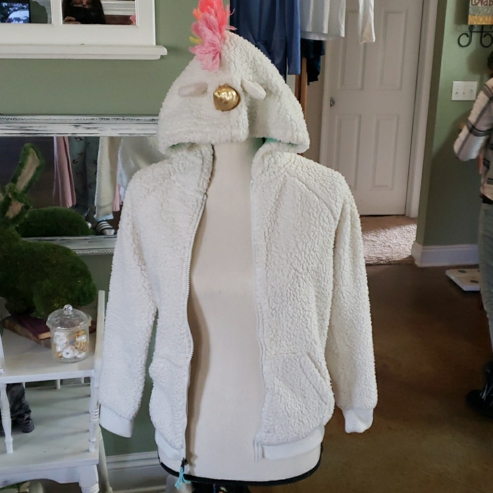 Cat & Jack Unicorn hooded jacket